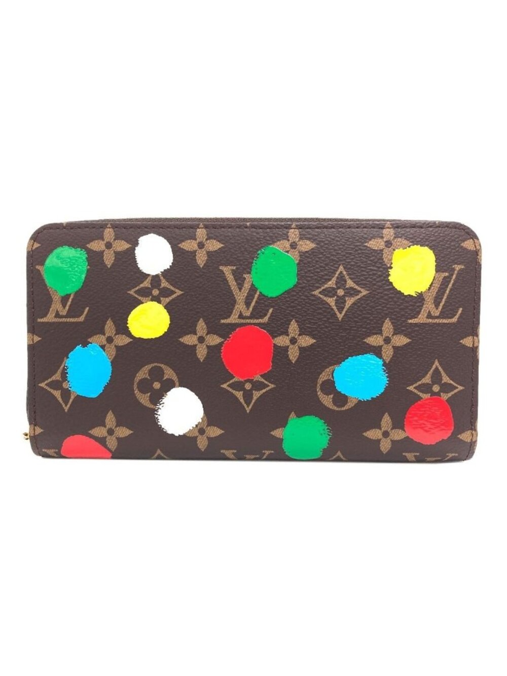 Louis Vuitton Zippy Wallet Yayoi Kusama Monogram Canvas